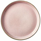 Bitz Pink zemljani tanjur Mensa, ø 17 cm