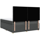  Krevet s oprugama i madracem tamnosivi 200 x 200 cm od tkanine | shoptok.hr