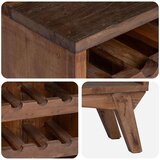  Stalak Smeđa 60 x 30 x 90 cm Čvrsto drvo iz reciklaže | shoptok.hr