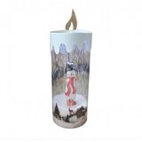  Winter, novogodišnja dekoracija, sveća, sneško belić, 53cm ( 740439 ) | ePonuda.com