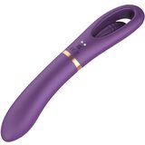 Funny Me Dual - punjivi, 2u1 vibrator za jezik (ljubičasti) | shoptok.hr
