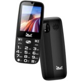 Meanit Telefon mobilni, SOS tipka, LED svjetiljka – SENIOR 15, Crni | Eponuda.ba