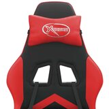  Igraća stolica crno-crvena od umjetne kože - Crna i crvena 1 Bez naslona za noge | shoptok.hr