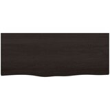 Stolna Mizna plošča temno siva 100x40x4 cm obdelana trdna hrastovina, (20818433) | Shoptok.si