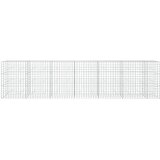  Gabion s žicom debljine 5 mm i mrežom 10x10 cm 650x30x150 cm | shoptok.hr