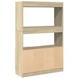 vidaXL Visoka omara sonoma hrast 92x33x140 cm inženirski les | Shoptok.si