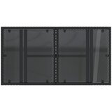  Vrtni stol sa staklenom pločom crni 100x55x73 cm od poliratana | shoptok.hr