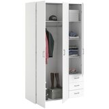 MID.YOU Omara Za Oblačila Space, Bela | Shoptok.si