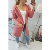 Kesi Ordinary sweater with a hood and pockets of light pink color | shoptok.hr