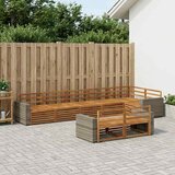  Set vanjskih sofa 8 kom. Prirodna | shoptok.hr