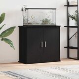  Stalak za akvarij crni hrast 81x36x73 cm Konstruirano drvo u