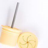 Minikoioi Sip+Snack Set jedilni set za otroke Yellow / Grey | Shoptok.si