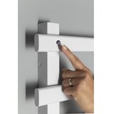 Sapho električni sušač peškira elcor 128 w, 92 x 48 cm, mat bela | Eponuda.com