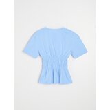 Sinsay Nabrana pamučna bluza | shoptok.hr