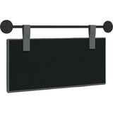  Držeće uzglavlje Zidne Tamno siva 100 x 55 x 5 cm tkanina - Tamno siva 90 cm bez LED | shoptok.hr