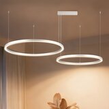  Brilagi - LED prigušiva luster na sajli PORTOFINO LED/98W/230V srebrna + daljinski upravljač | Eponuda.com