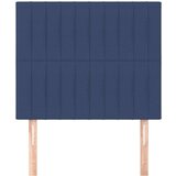  Posteljno vzglavje 2 kosa modro 80x5x78/88 cm blago | Shoptok.si