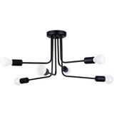 Sollux Lighting Lestenec NORAH 6 črn, (21348270) Cene