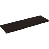 Stolna Mizna plošča temno siva 120x40x4 cm obdelana trdna hrastovina, (20979150) | Shoptok.si