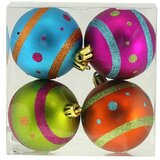  set kuglica za božićno drvce (više boja, plastika, promjer: 6 cm) | shoptok.hr
