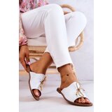 Zazoo Leather 2659 Women's White Slippers Cijene