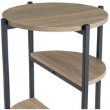 Casa Selección Crni/u prirodnoj boji regal u dekoru hrasta 40x110 cm – | shoptok.hr