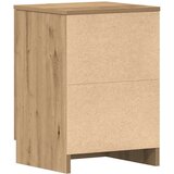 vidaXL Noćni ormarići 2 kom Artisan hrast 38x35x55 cm izrađeno drvo | shoptok.hr