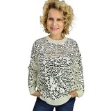 Pri Warm women's sweater front with large sequins fashionable ALEXIS | shoptok.hr