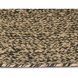  Tepisi za područja Prirodna i crna 140 x 200 cm Juta | shoptok.hr