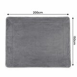  Dvostrana deka 150 x 200 cm Ruhhy - tamnosiva | shoptok.hr