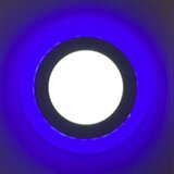 W LED panel Lumera, vgraden (okrogel, 18 W + 6 W, 4000 K in modra) | Shoptok.si