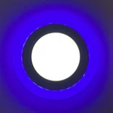 W LED panel Lumera, vgraden (okrogel, 18 W + 6 W, 4000 K in modra)