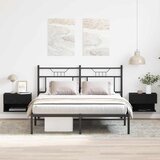  Noćni ormar 2 pcs Crni hrast 46 x 30 x 30 cm Konstruirano drvo | Eponuda.com