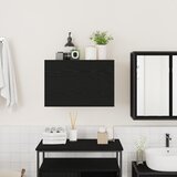  Kupaonski zidni ormarić crni 60x25x40 cm izrađeno drvo | Eponuda.com