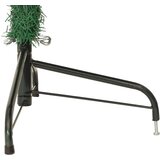 vidaXL Umjetno predsvijetljeno božićno drvce Zelena 210 cm PVC | shoptok.hr