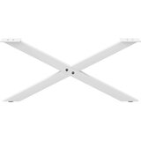  Noge za klubsko mizico v obliki črke X, 2 kosa, bele, 70 x (30-31) cm, jeklo, (22123580) | Shoptok.si