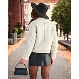 Resti Women's eco-leather jacket with fur in black color | shoptok.hr