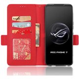 INORCO Za telefon Asus ROG Phone 7 5G preklopno stojalo za telefon lupina PU usnjena denarnica proti padcu torbica s teksturo litchi telefonski ovitek, (22036932) | Shoptok.si