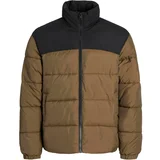 Jack & Jones Zimska jakna 'JJMOON' umbra / temno rjava