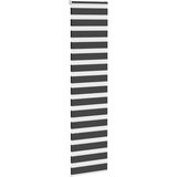 vidaXL Zavjesa zebra crna 65x200 cm širina tkanine 60,9 cm poliester | shoptok.hr