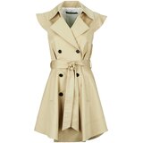 Karl Lagerfeld Kratke obleke DAY DRESS Bež | Shoptok.si