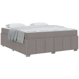  Krevetna konstrukcija Sivo-smeđa 180 x 200 cm tkanina | shoptok.hr