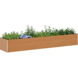  Povišena vrtna gredica 485 x 100 x 68 cm Cinkani čelik | Eponuda.ba
