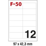 ETIKETE ILK 97X42,3MM PK100L FORNAX F-50 | Shoptok.si