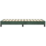 vidaXL Box spring posteljni okvir temno zelen 80x200 cm žamet | Shoptok.si