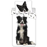 Jerry Fabrics Enojna bombažna otroška posteljnina 140x200 cm Border Collie – Cene