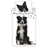 Jerry Fabrics Pamučna dječja posteljina za krevet za jednu osobu 140x200 cm Border Collie –