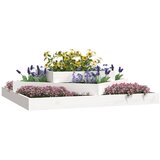  Sadilica bijela 112x112x27 cm od masivne borovine | Eponuda.com