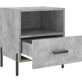 vidaXL Noćni ormarići 2 kom boja betona 40x35x47 5cm konstruirano drvo | shoptok.hr