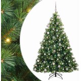  Umjetno božićno drvce s stalakom Zelena 210 cm PE i PVC 130 x 130 x 210 cm | Shoptok.si